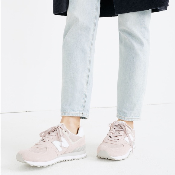 New Balance for Madewell / Pink & Gray Sneakers size 6.5 - Picture 5 of 9